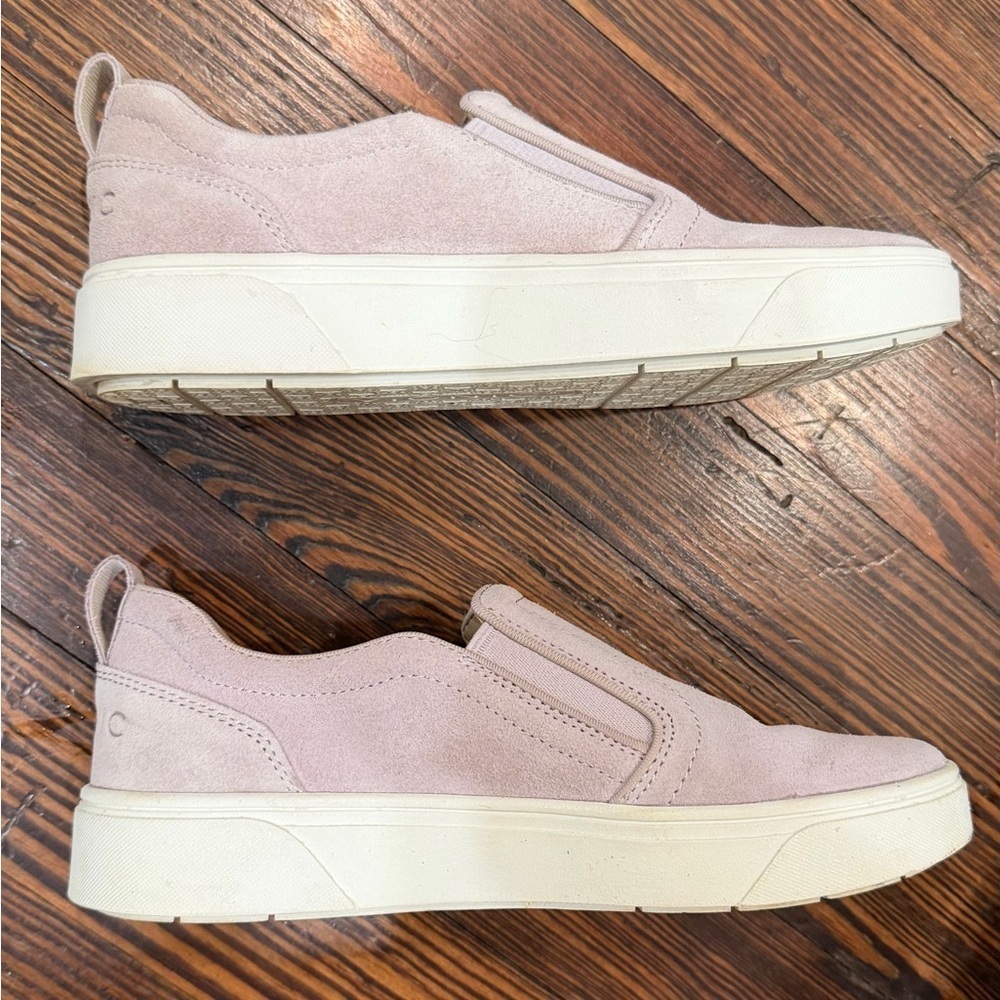 Vionic Kimmie Slip On Sneaker Mist Suede Womens Sz 6.5 Comfort Walking Shoes - Picture 4 of 8